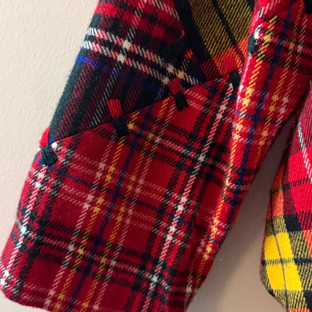 Sandy Starkman Preppy Colorful Plaid Blazer🔥 - Picture 6 of 16